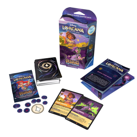 Disney Lorcana Trading Card Game - Ursula's Return (Amber & Amethyst) Starter Deck