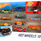 Hot Wheels - Assorted 10-Pack of 1:64 Scale Cars