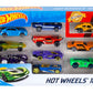 Hot Wheels - Assorted 10-Pack of 1:64 Scale Cars