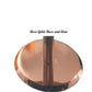 25cm Diameter World Globe Navy Blue Rose Gold