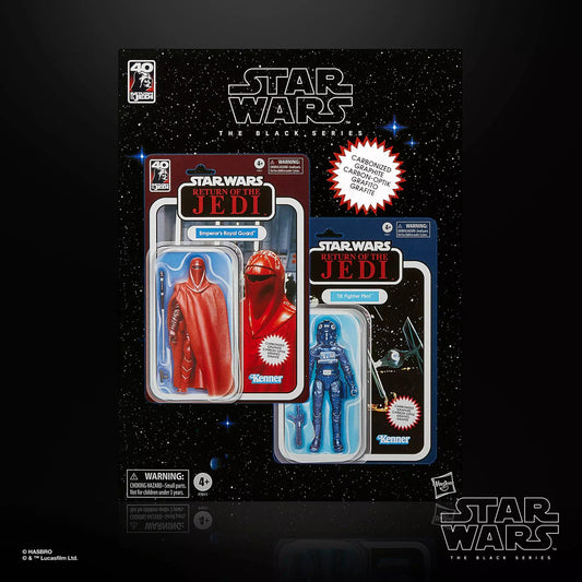 Hasbro - Star Wars The Black Series Royal Guard & Pilot 6-Inch Carbonized Collection Action Figure Two-Pack