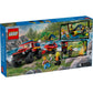 LEGO 60412 - City 4x4 Fire Truck with Rescue Boat