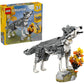 LEGO 31393 - Creator 3 in 1 Forest Animal: Gray Wolf