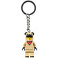 LEGO 854158 - Gear French Bull Dog Guy Key Chain Keyring