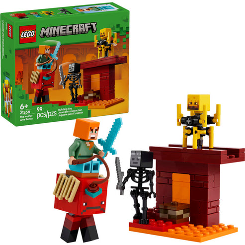 LEGO 21266 - Minecraft The Nether Lava Battle – Bricktown