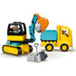 LEGO 10931 - NEW Duplo Truck & Tracked Excavator