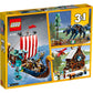 LEGO 31132 - Creator Viking Ship and the Midgard Serpent